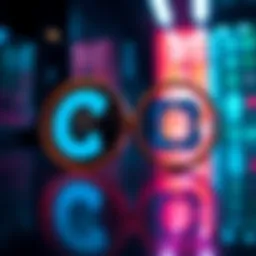 Coinbase logo and Chainlink logo combined, symbolizing their partnership for tokenized stocks on Base.
