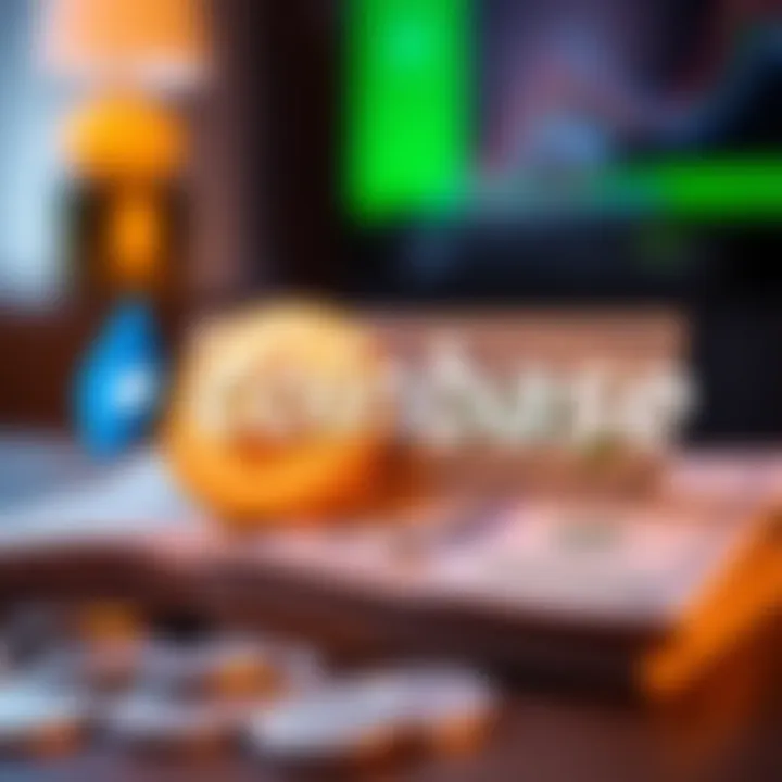 A visual of cash and a Coinbase logo with a deposit symbol indicating a promotion for free cash when making a deposit.