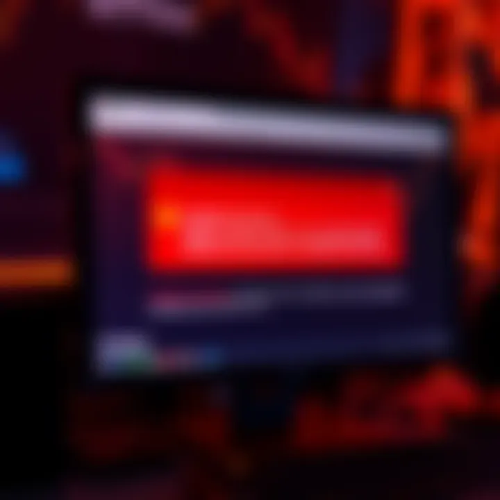 A computer screen showing an error message related to a Coinbase transaction failure