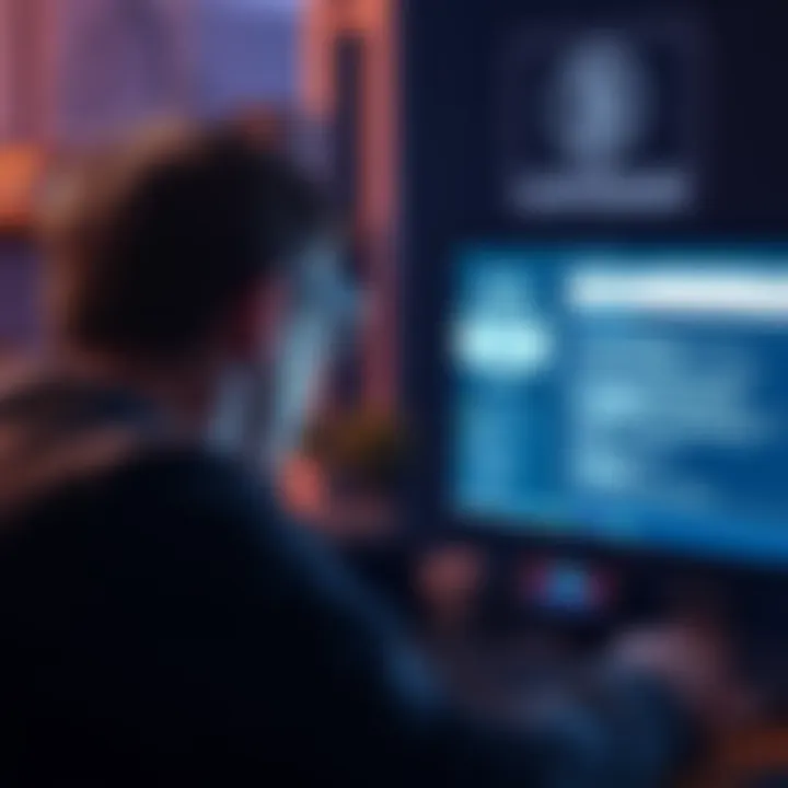 A frustrated person looking at a computer screen showing Coinbase interface with error messages, symbolizing withdrawal problems and poor customer support.