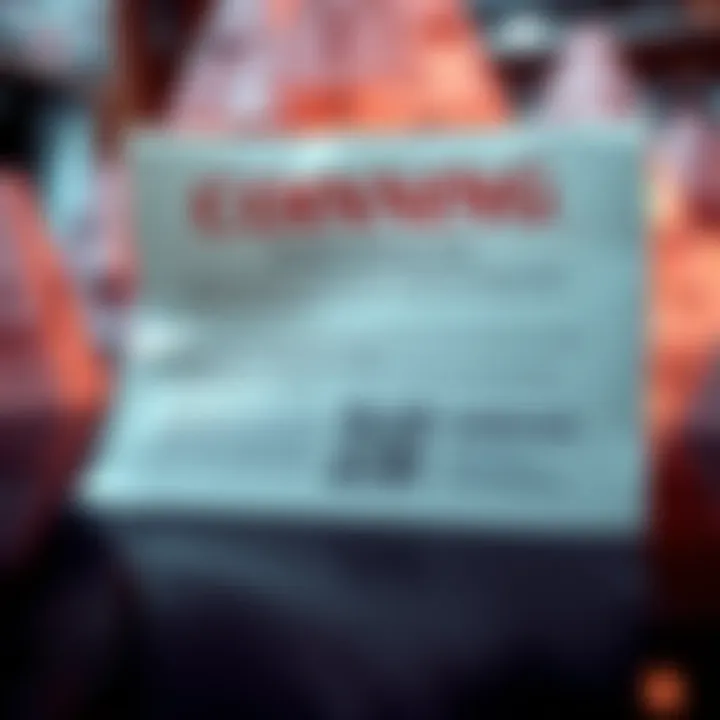 A warning letter about Coinkite phishing scam with a QR code, representing a fraudulent scheme