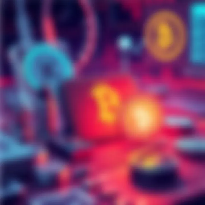 An illustration showing Coinkite tools for securing cryptocurrency, including a hardware wallet and digital security features
