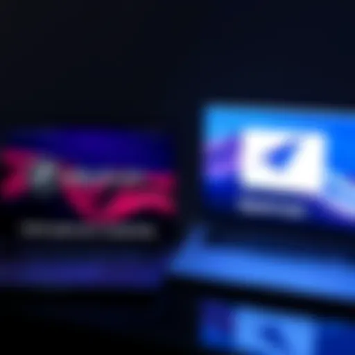 A visual comparison of Electrum and Sparrow cold wallets on a Mac, showcasing their user interfaces and security features.