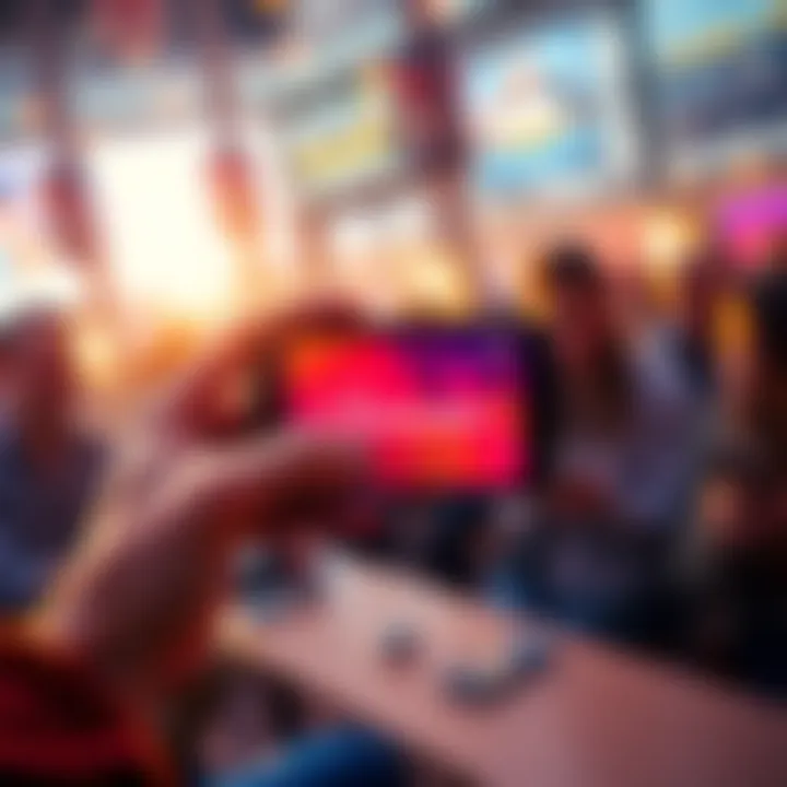 Coldcard mk4 RNG Upgrade Person holding Coldcard mk4 device, showing its upgraded RNG feature while engaging with friends on social media