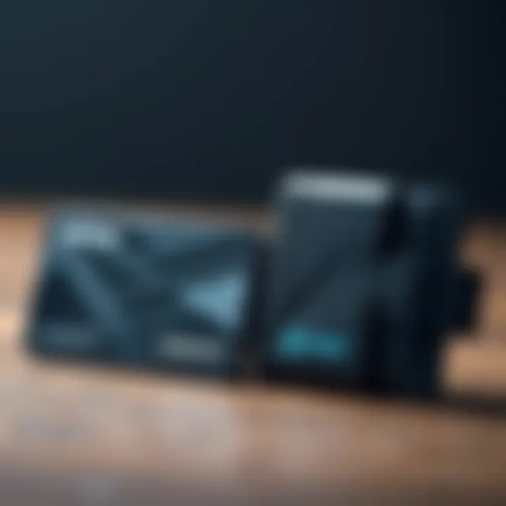 A Coldcard wallet next to a Trezor wallet, highlighting the options for hardware wallets used in multisig custody.