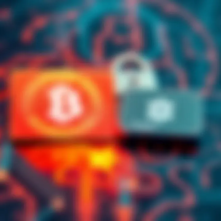 Coldcard Seed and Trezor Wallet Visual comparison of Coldcard seed and Trezor wallet under a security theme