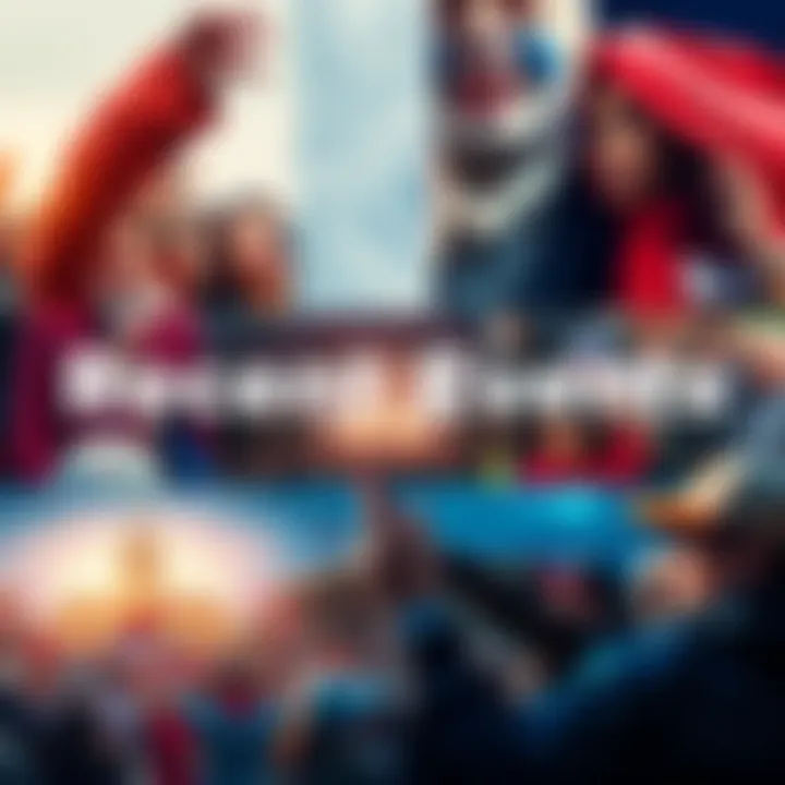 A collage showcasing significant events from the past month, including political rallies, cultural festivals, and community gatherings.