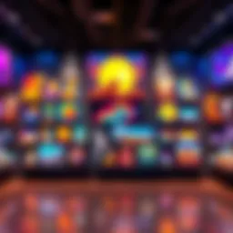 A vibrant gallery featuring various digital art pieces created as NFTs, showcasing modern trends and creativity in the crypto art world.