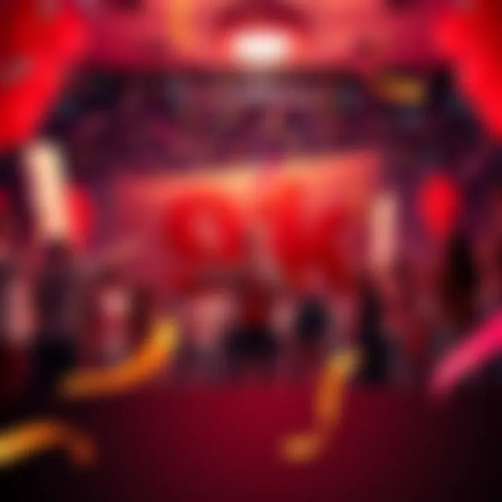 A group of people joyfully celebrating the achievement of 91,000 with banners and confetti.