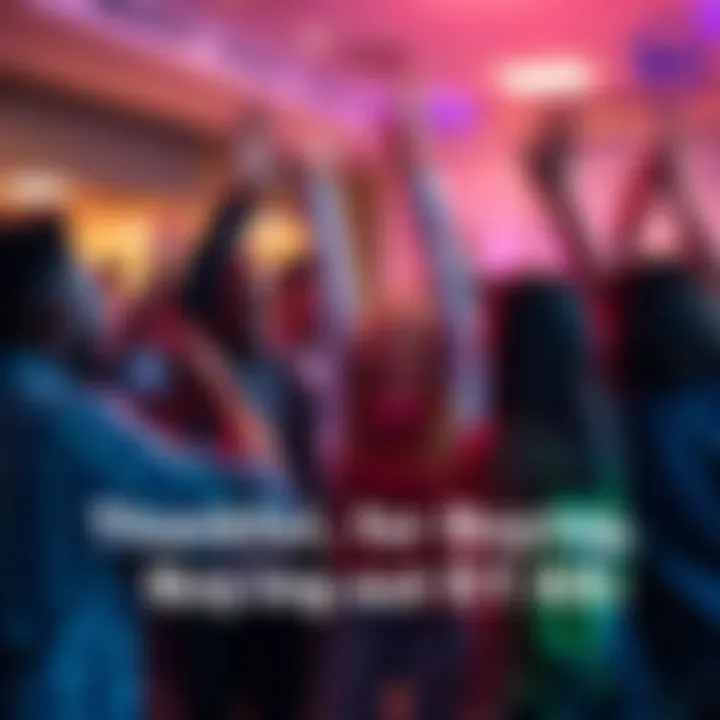 People celebrating their successful purchase at a key buying opportunity, expressing gratitude and support for one another.