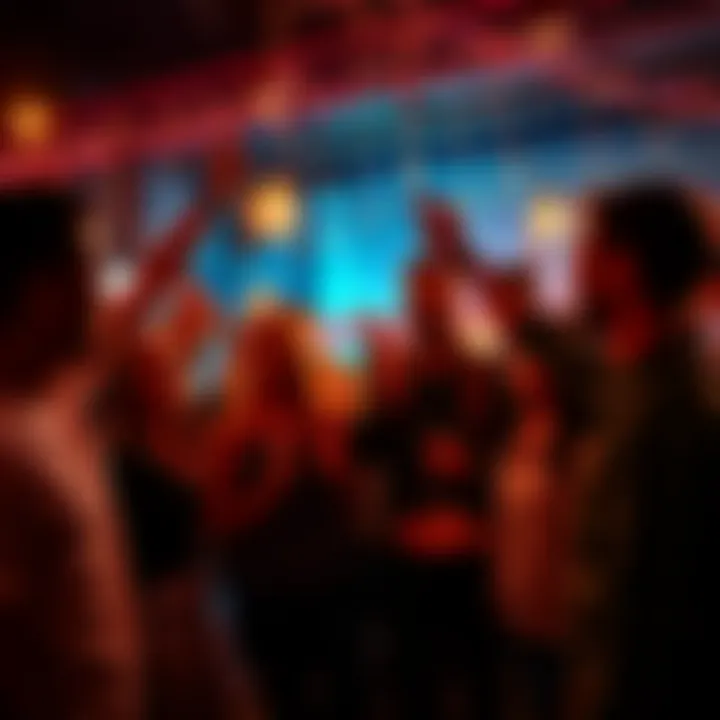 A group of people celebrating and discussing the latest project update, showing excitement and engagement.