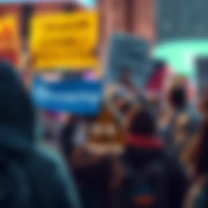 People expressing frustration about Loopring with humorous signs and symbols, including a cartoonish poop emoji labeled 'Poopring'.