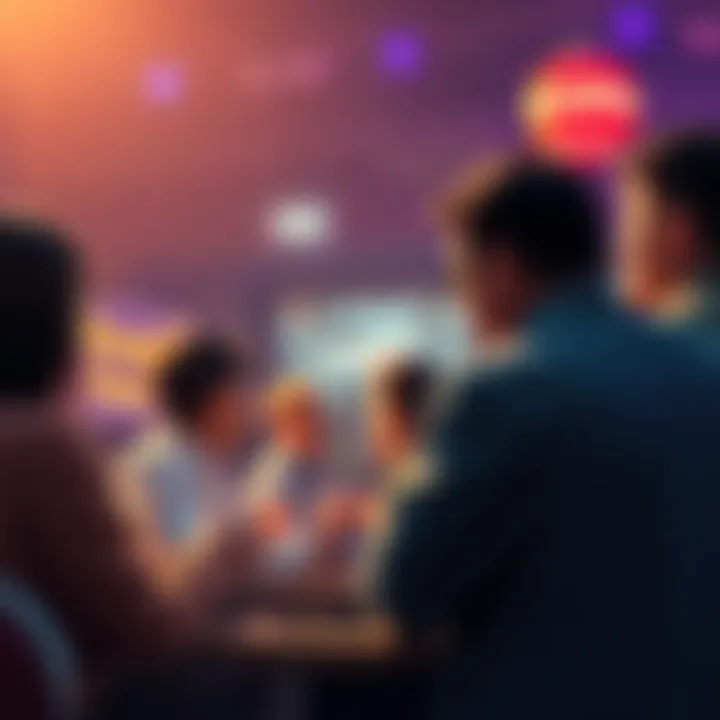 People engaging in a lively conversation about Kaspa Post news