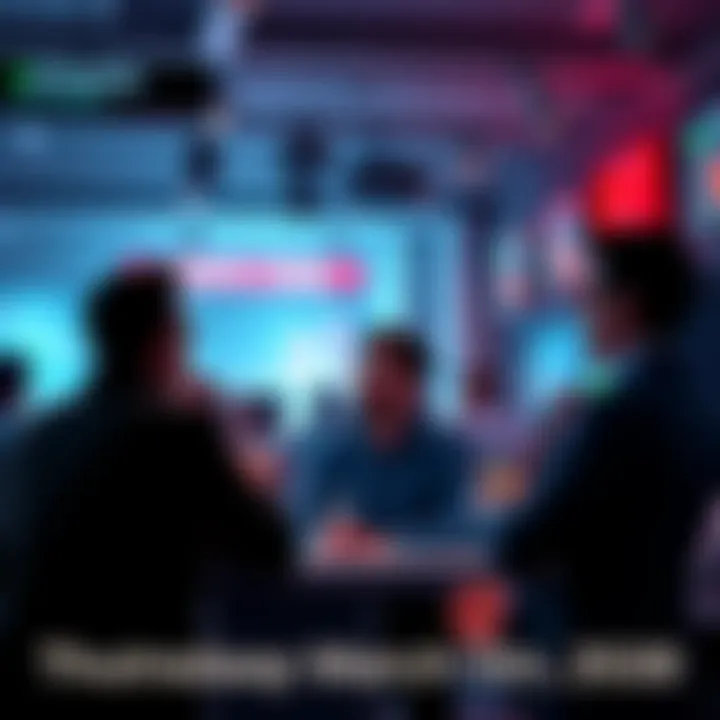 People engaging in a community chat about trading tips and strategies