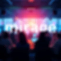 Community Engagement at Mirage A diverse group of people actively discussing and sharing ideas in an online forum about Mirage platform.