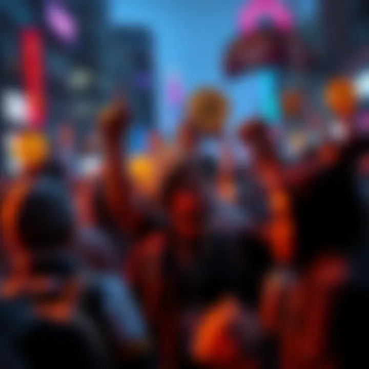 Conflict in Crypto Community A visual representation showing tension among Bitcoin supporters due to actions by @HijackingBTC, illustrating concern and debate within the cryptocurrency space.