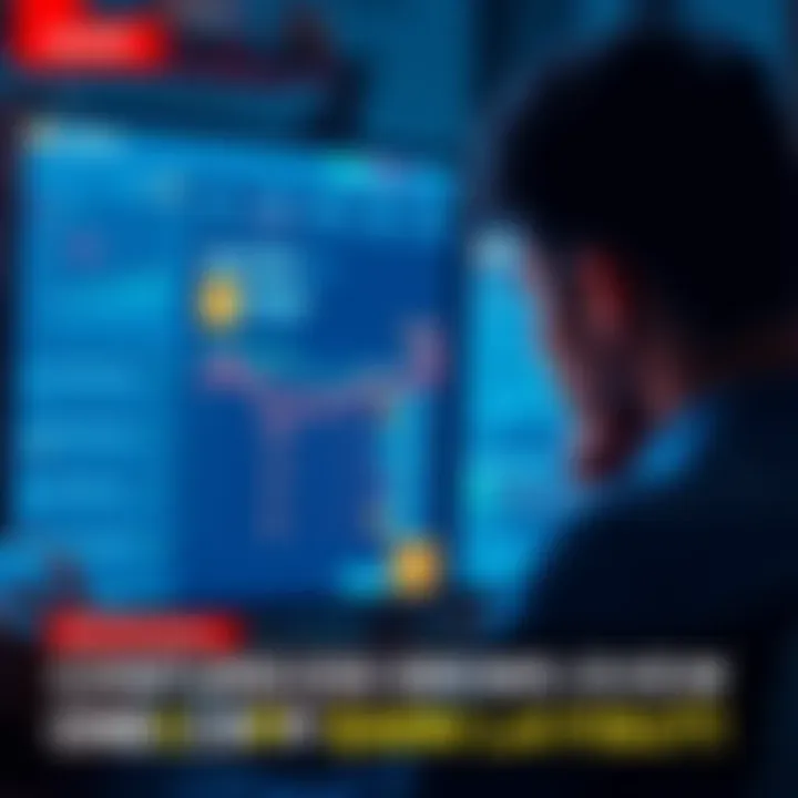 A person looking confused while staring at a computer screen displaying the new crypto Earn section layout, showing unclear values and navigation elements.