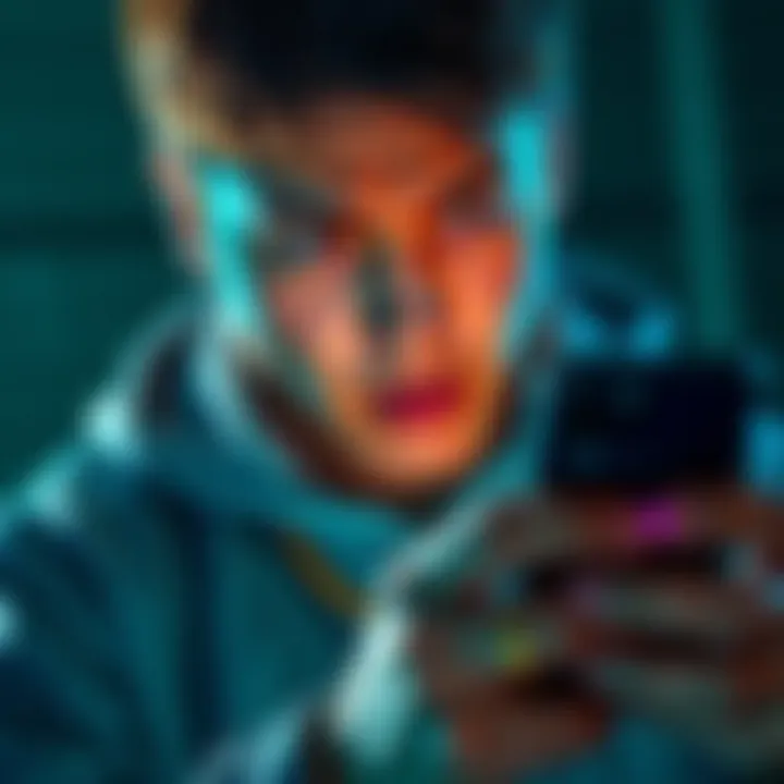 A person looks worried while checking their crypto wallet on a phone, showing a transaction alert.