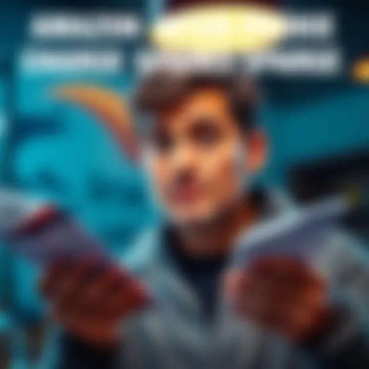 A person looking surprised while checking a bill showing an unexpected Amazon Prime charge