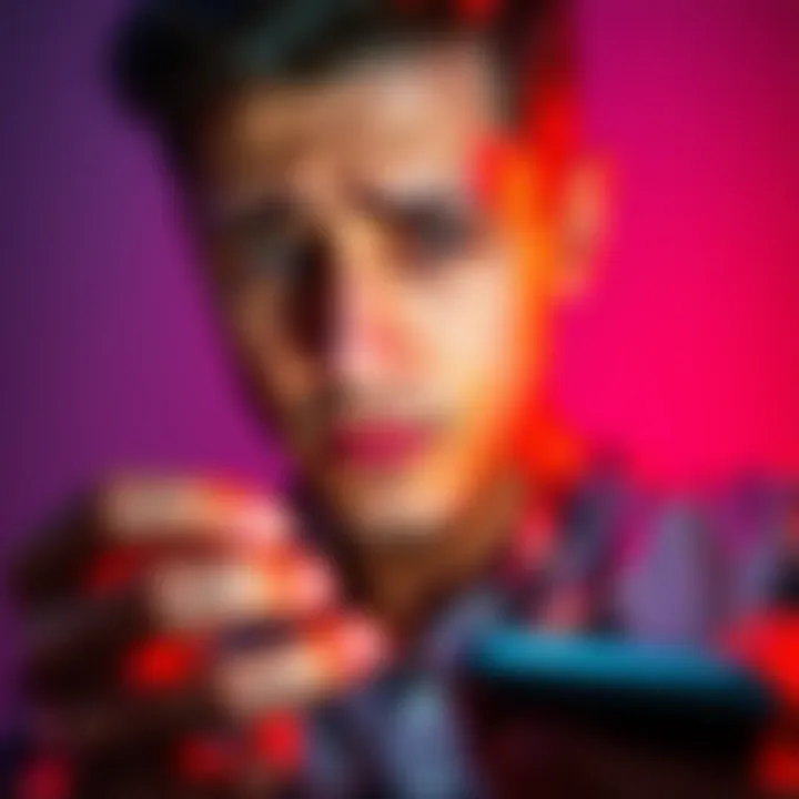 A person appears puzzled while trying to cancel their registration on a smartphone, reflecting frustration with the wrong account type choice.