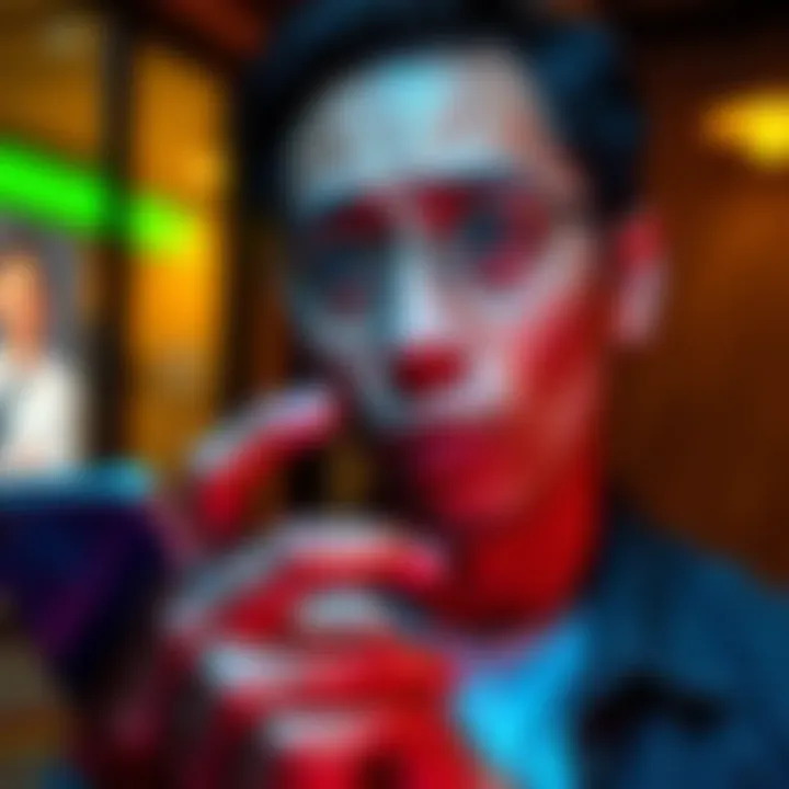 A person looking puzzled while holding a phone, representing confusion about deception and scams.