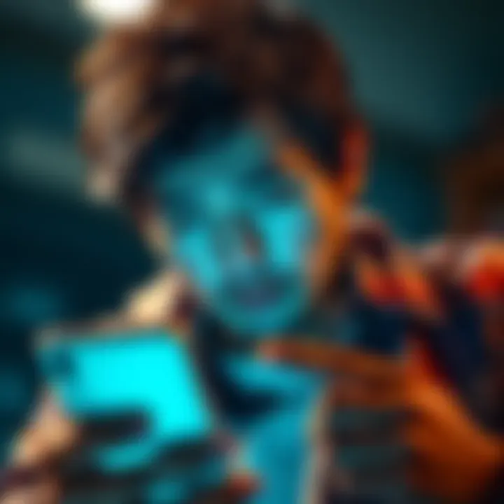 A frustrated person staring at their phone with a puzzled expression, showing frustration over banking transactions.
