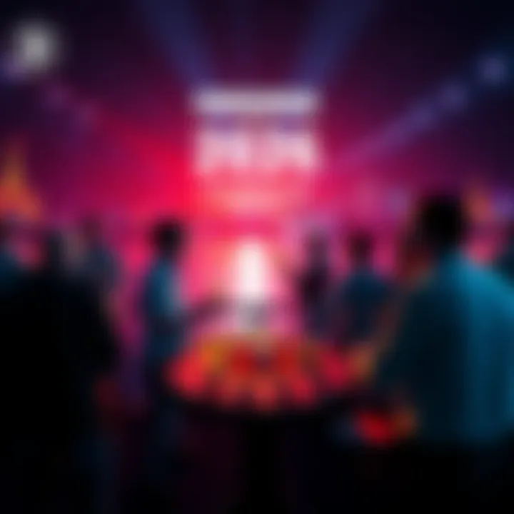 People enjoying drinks and dancing at the waterfront event hosted by BitMartUS during Consensus 2026