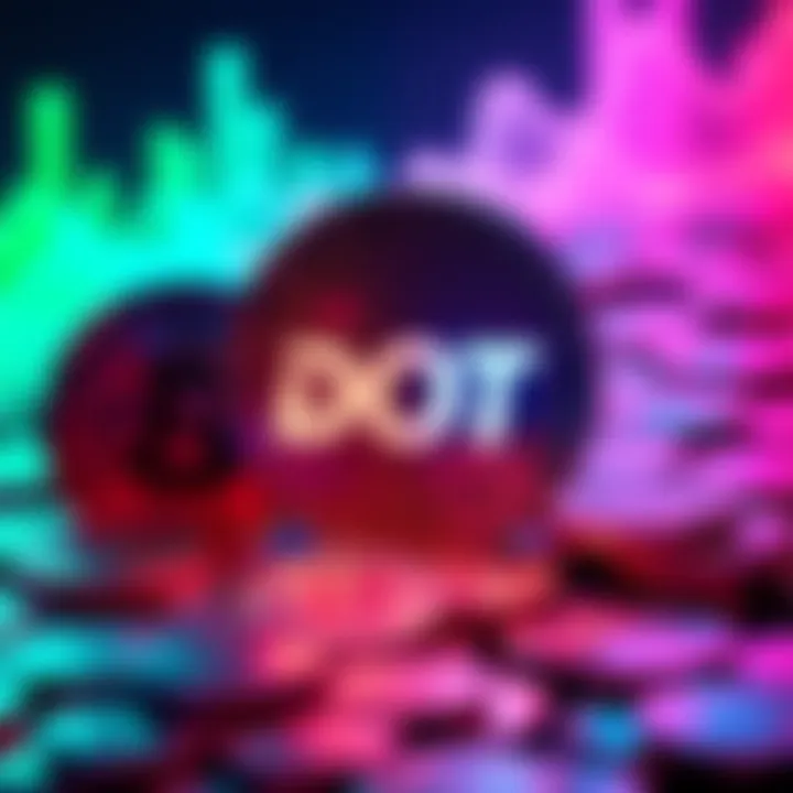 Converting DOT to USDC A digital representation of DOT coins transforming into USDC coins, showcasing a decentralized finance theme