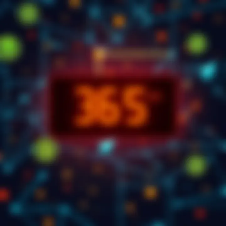 A digital countdown clock showing 365 days left until DOGE reaches $1 with a background of cryptocurrency symbols and excitement.