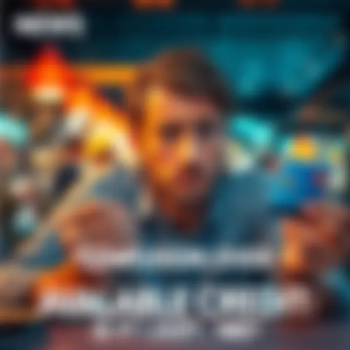 A frustrated person checking their credit card statement, looking puzzled about available credit resets.