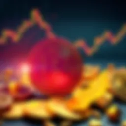 A visual comparison of CRO coins and Bitcoin, showcasing growth potential with charts and symbols, representing investment opportunities.