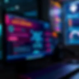 A visual representation of a cybersecurity investigation, featuring a computer screen displaying data breaches related to Cronos and Tectonic, with a magnifying glass highlighting key areas of concern...