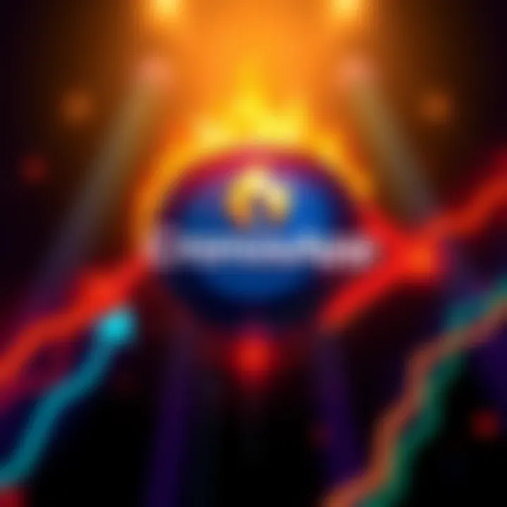 Graphic showing CronosApp logo with arrows representing buy back and burn process, highlighting investment growth