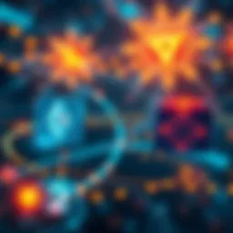 Visual representation of seamless fund transfers between Ethereum and Solana, showing digital wallets connecting and exchanging cryptocurrency.