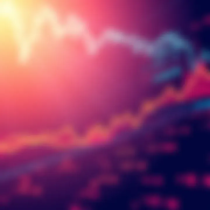 Graph showing price differences and liquidity flow between different blockchain networks
