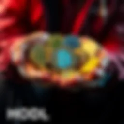 Crypto coins being held A person holding various cryptocurrency coins, representing the HODL strategy in crypto investment.