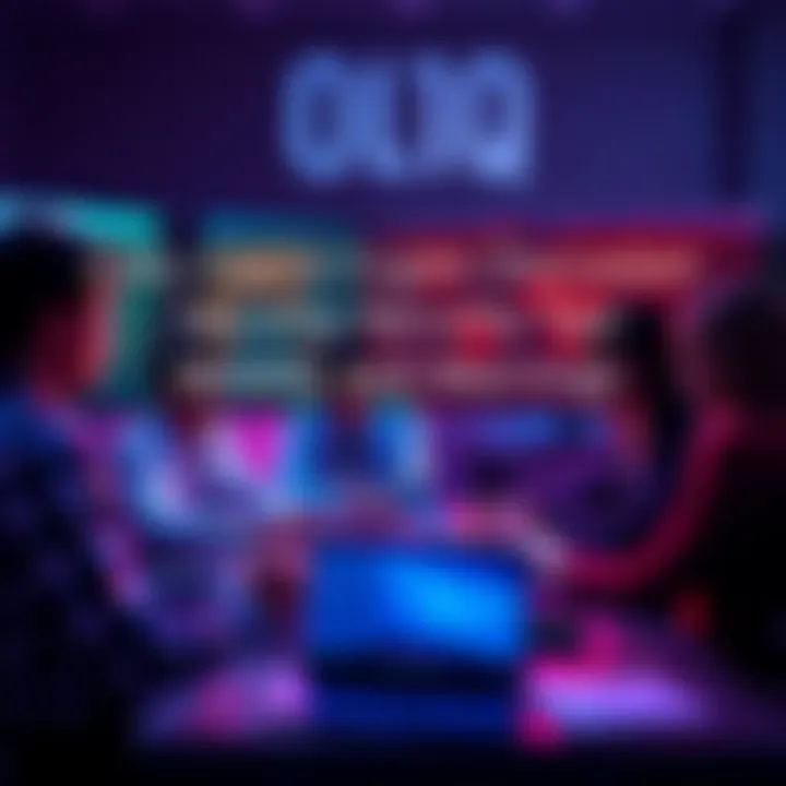 Crypto Discussion Security Tips A group of people discussing cryptocurrency security tips with laptops and charts around them