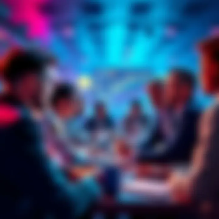 People discussing cryptocurrency trends in a digital forum setting