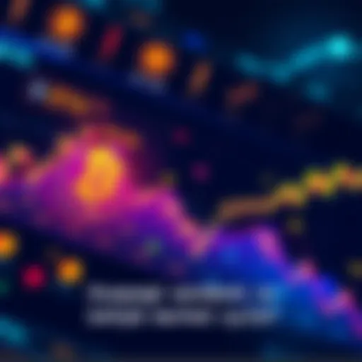 Crypto Market Cycle Graph showing fluctuations in cryptocurrency prices, indicating a mix of ups and downs in major coins like BTC and ETH, with text highlighting market sentiment changes.