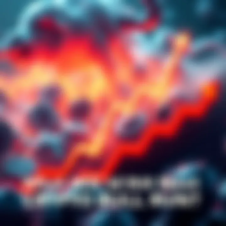 A digital illustration showing a rising graph with cryptocurrency symbols like Bitcoin and Ethereum, symbolizing potential growth in the market.