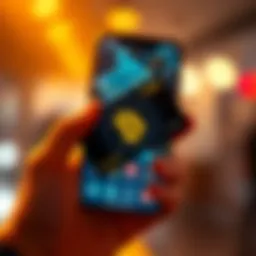 Crypto Card in Hand A person holding a crypto card with a digital wallet app on their smartphone in the background.