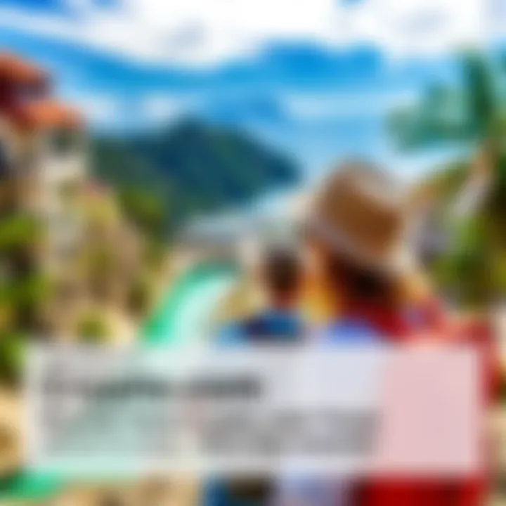 A traveler enjoying a scenic view while using Crypto.com Travel to earn rewards in CRO.