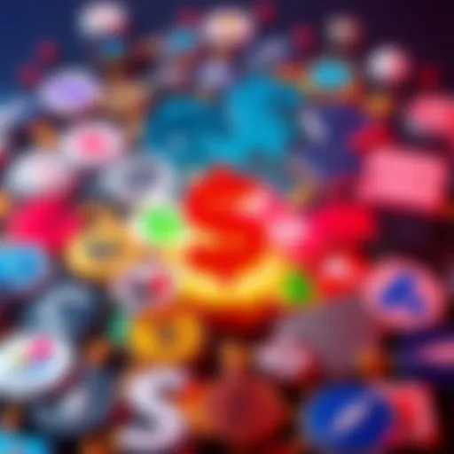 Group of crypto company logos with a dollar symbol representing $640 million token buybacks