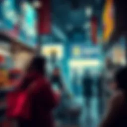 People shopping at an online marketplace using Litecoin for products