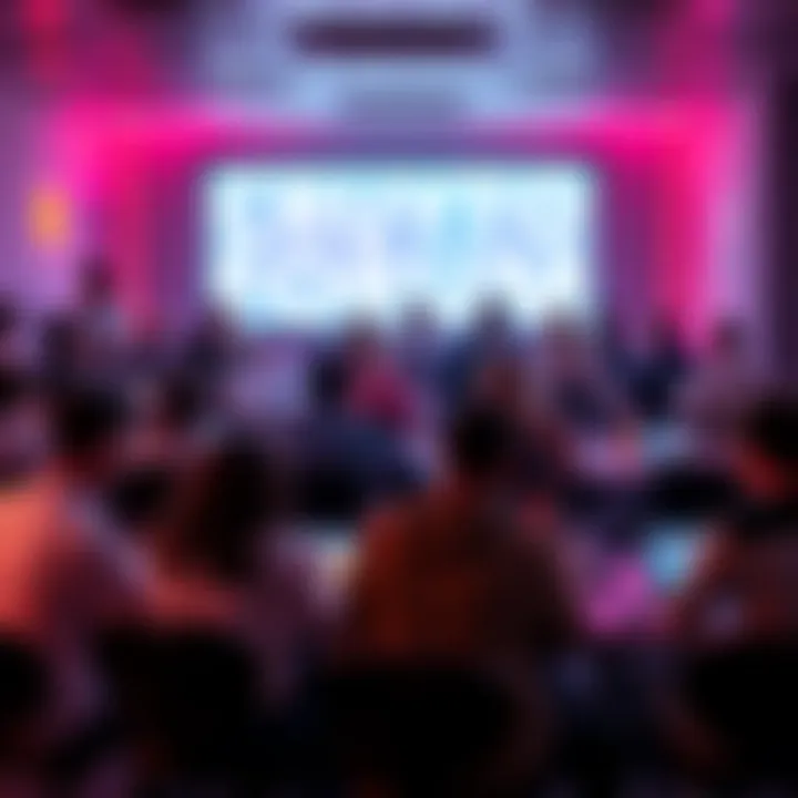 A vibrant online forum with people chatting about cryptocurrency topics, emphasizing safety and respect.