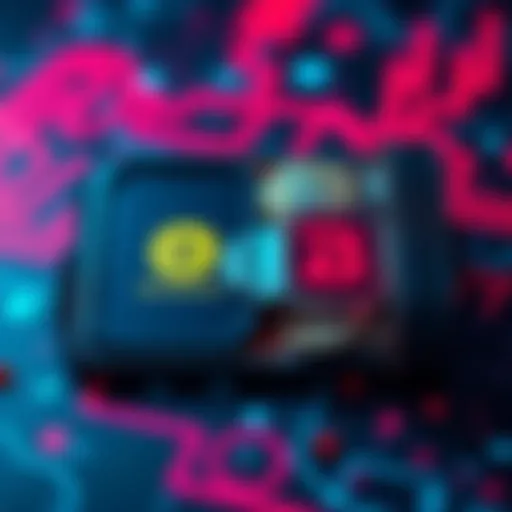 Crypto Fund Diversification A digital wallet showing coins divided between two platforms, Binance and BitMart, symbolizing security and diversification of funds.