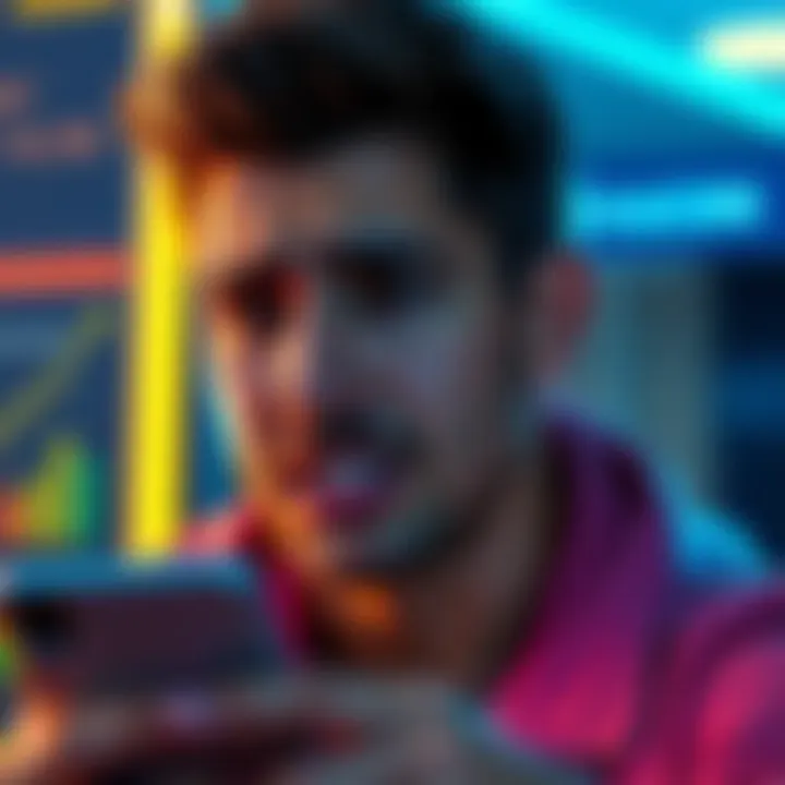 Person looking worried as they check their KuCoin account, showing a loss of funds.