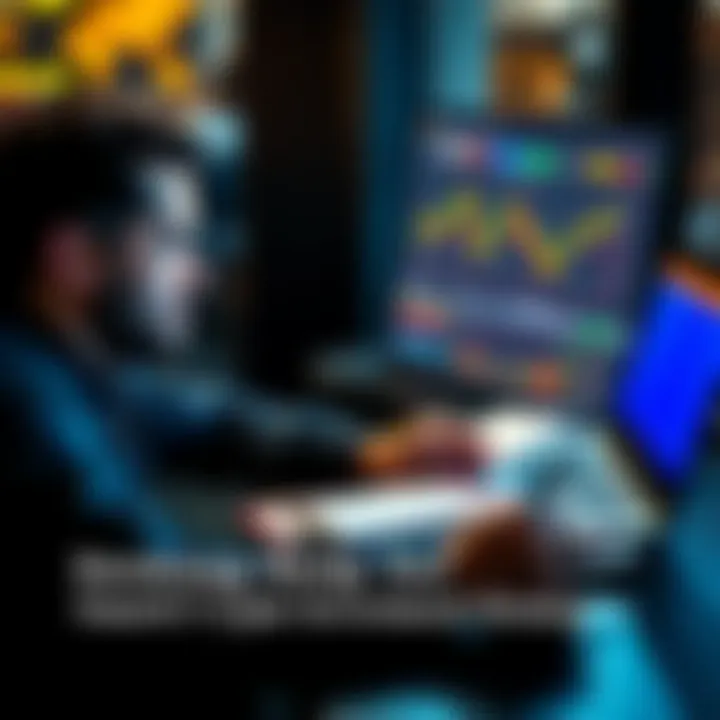 A novice investor analyzing cryptocurrency charts and notes with a laptop and a notepad, seeking guidance on investment strategies.