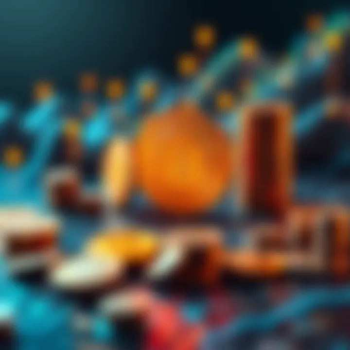 A graphic showing how loan-to-value (LTV) ratio influences risks in crypto loans, featuring Bitcoin icons and percentage indicators.