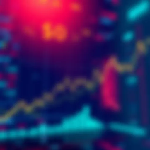 Graph showing significant drop in cryptocurrency market value with bearish trends